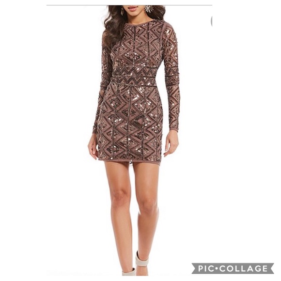 Gianni Bini Dresses & Skirts - Gianni Bini Beaded long sleeves  dress